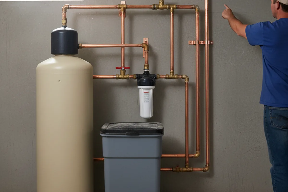 Whole-house water treatment system installed in Zelienople